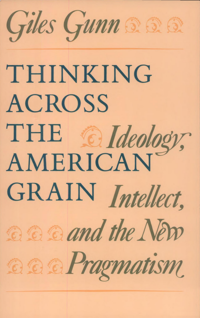 Thinking Across the American Grain Cover