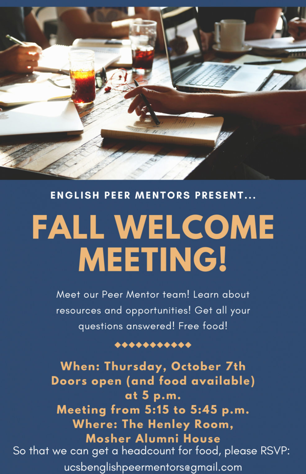 The English Peer Mentoring Program | UCSB English Department